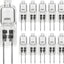Lámpara halógena G4 T4 12V 20W 2700K pack 10