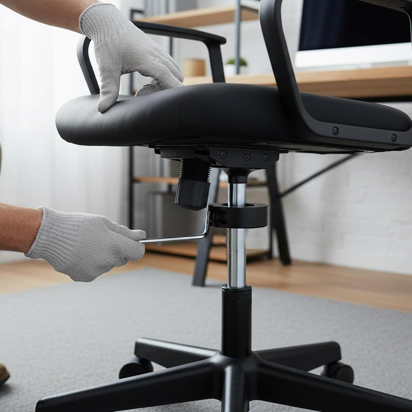 Abrazaderas acero silla oficina llave hex M6 resistente