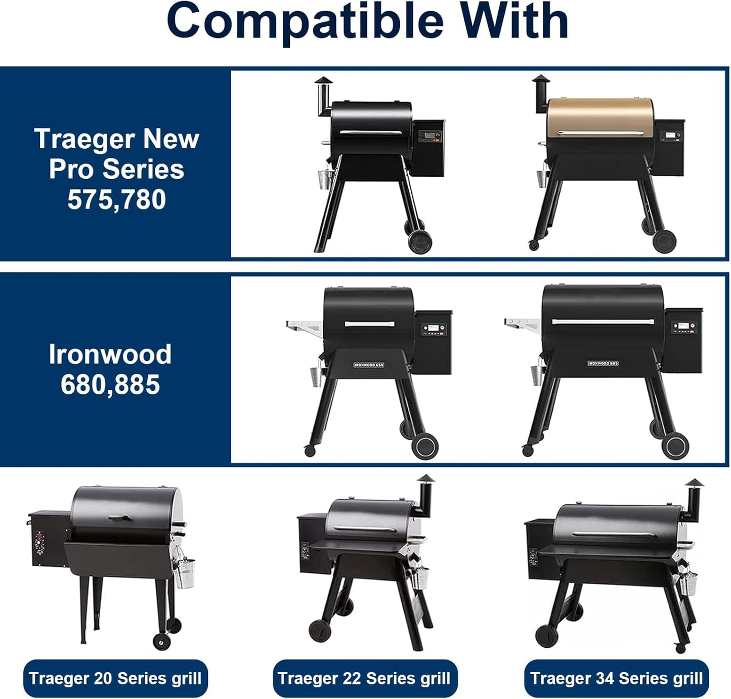 Forros cubeta grasa Traeger Pro 575/780 20/22/34