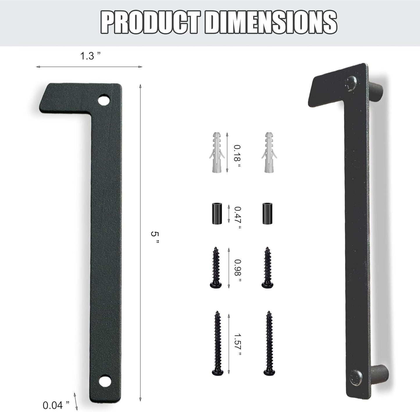 Números flotantes de casa 5pulg aluminio moderno resistente