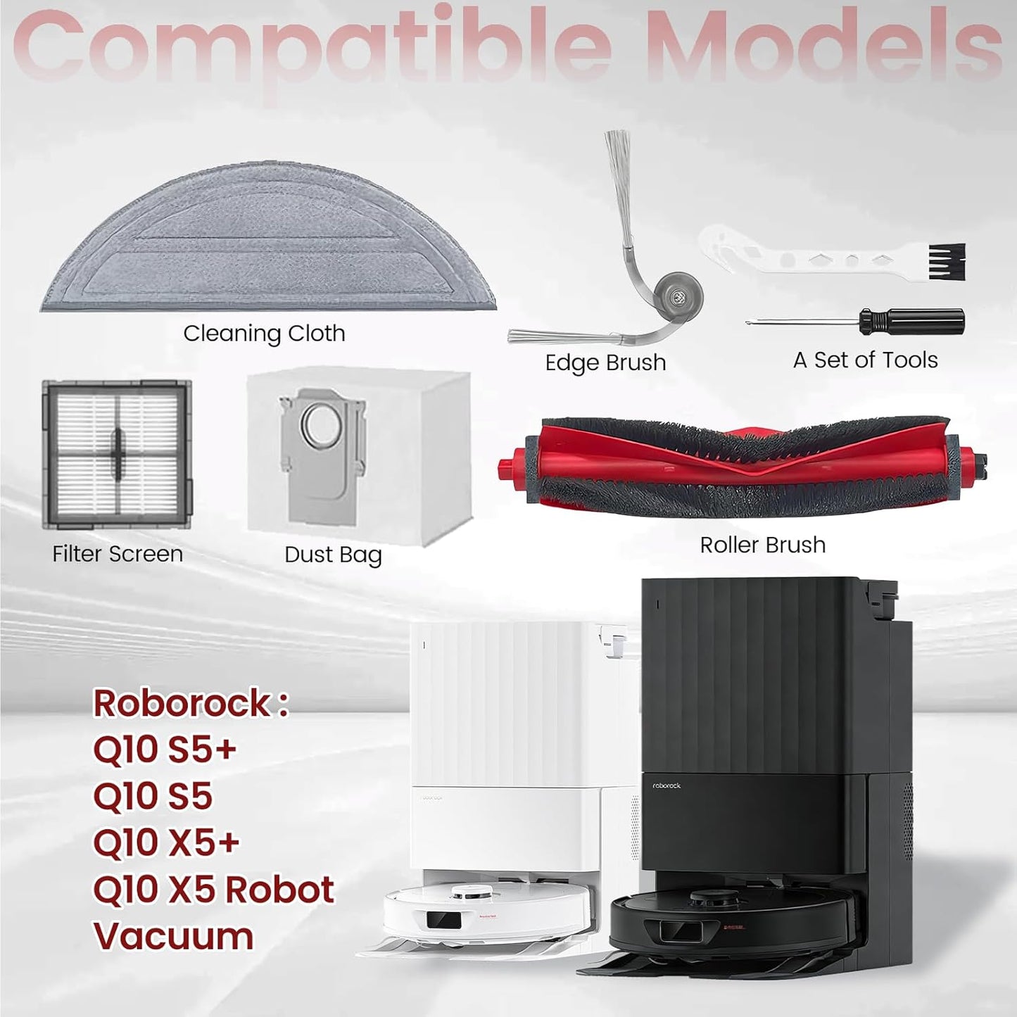 21 Accesorios Repuesto Aspiradora Roborock Q10 S5 X5