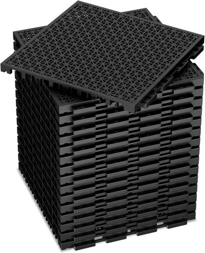 16 Cojines Modulares Entrelazados Antideslizantes 10x10pulg