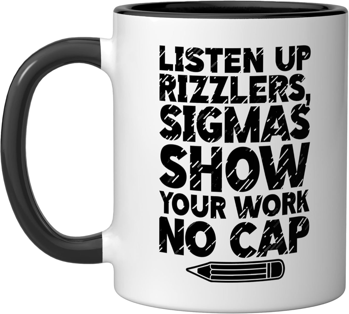 Taza Cerámica Profesor Matemáticas Negro/Blanco