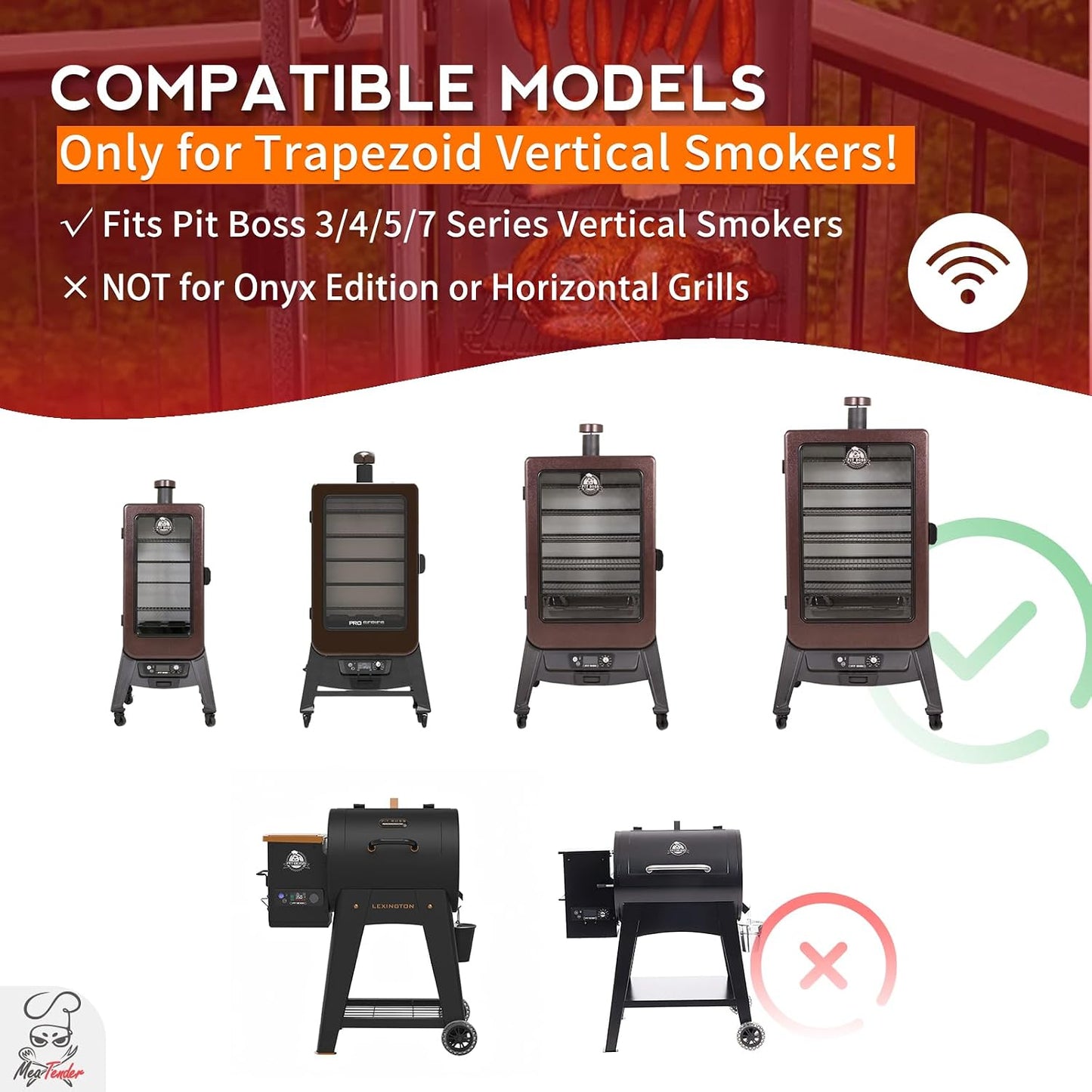 Controlador parrilla WiFi PID Pit Boss termostato inteligente