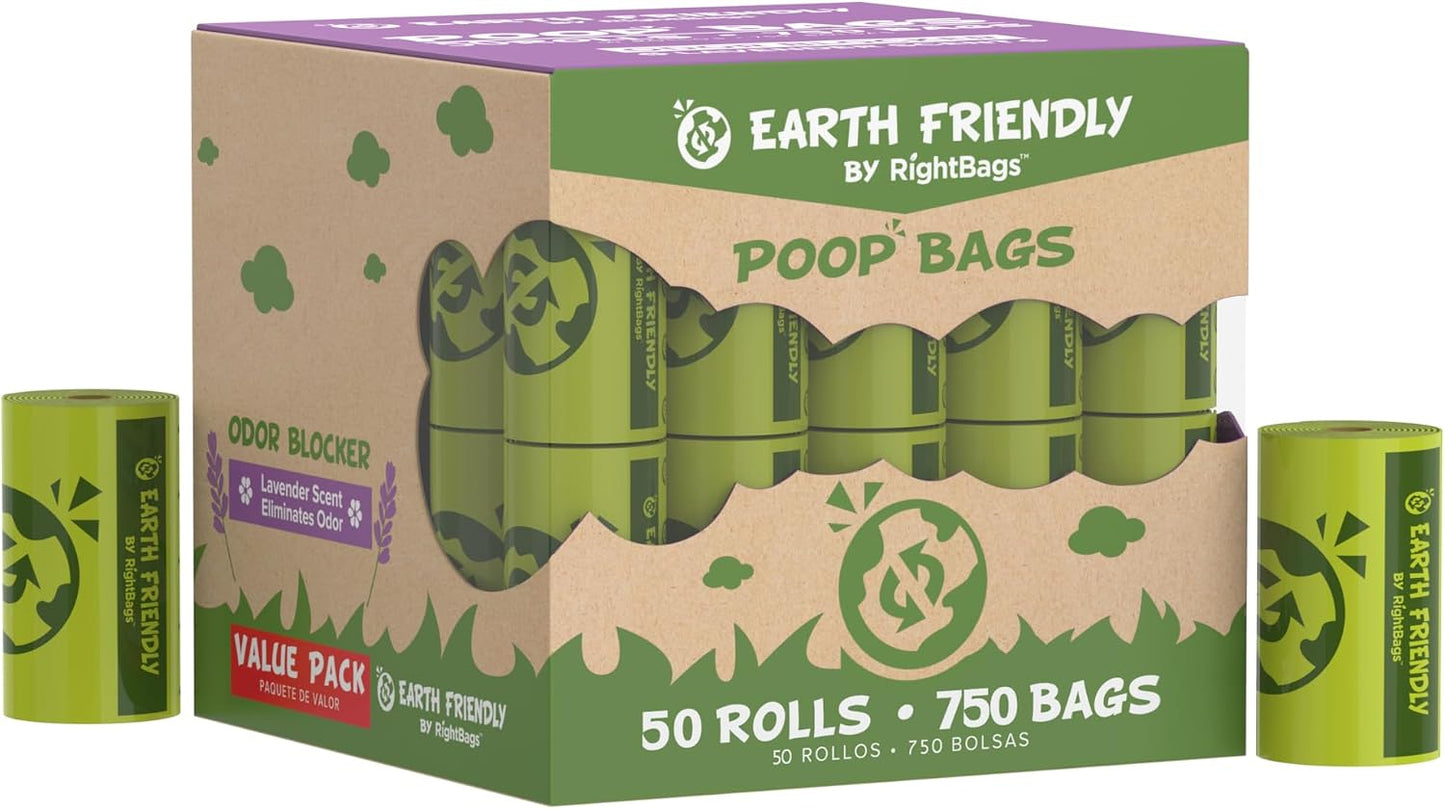 Bolsas excrementos perro bloqueador olores 750uds verde