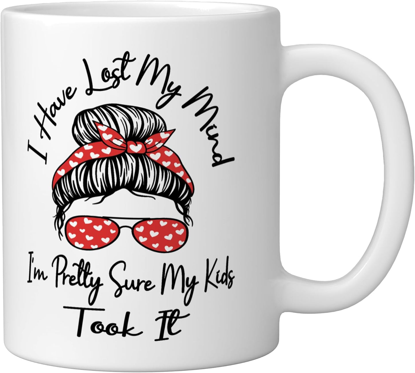 Taza Cerámica Texto Inglés Blanco