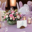 20 Soportes Madera Números Mesa Boda Semicircular