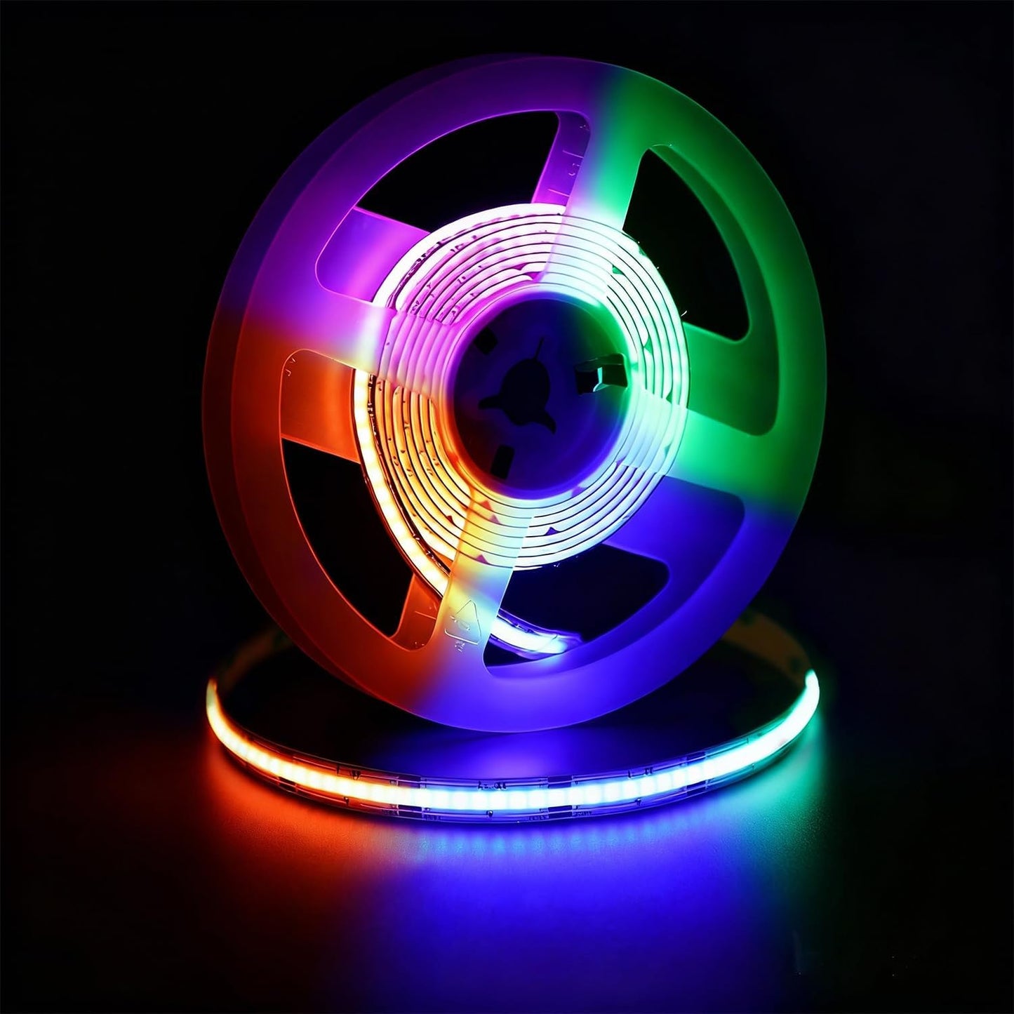Cadena luces LED COB RGBIC USB 3.3pies control tactil