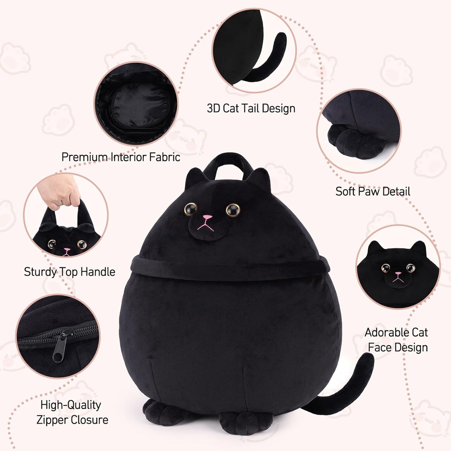 Bolsa maquillaje viaje organizadora A-Cat-Negro02
