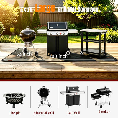 Tapete antideslizante para parrilla 100x52pulg