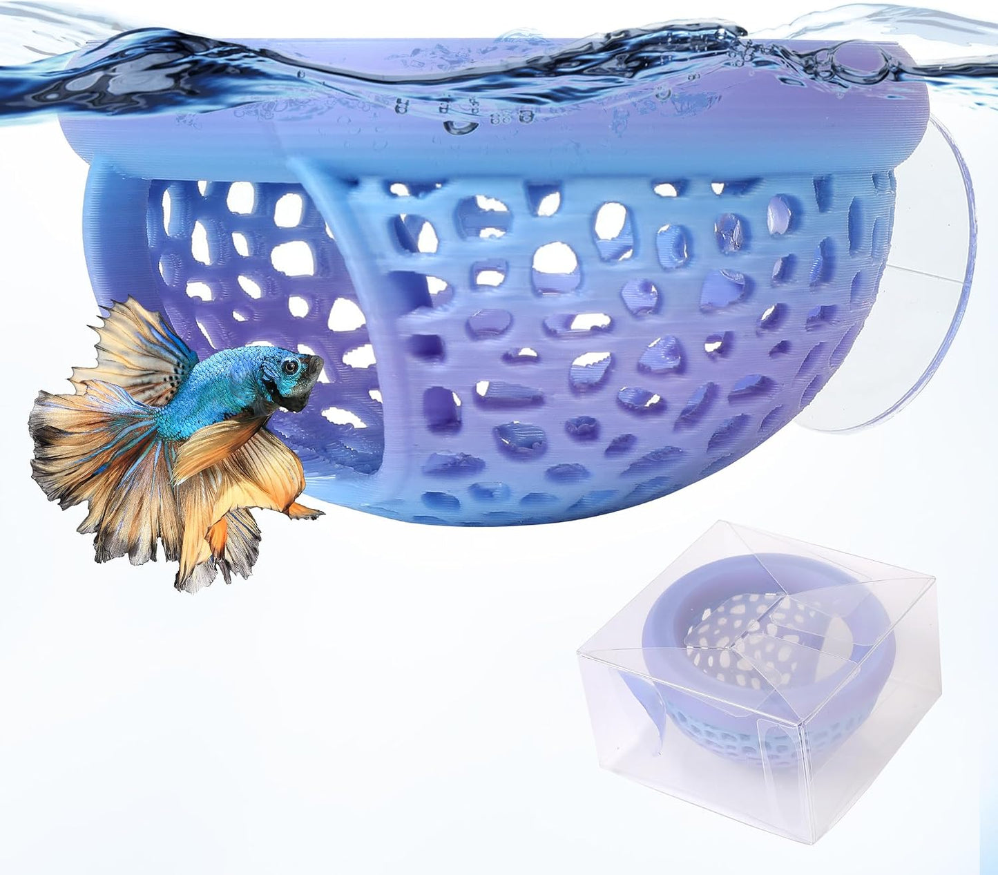 Hamaca Betta con soporte flotante y escondite