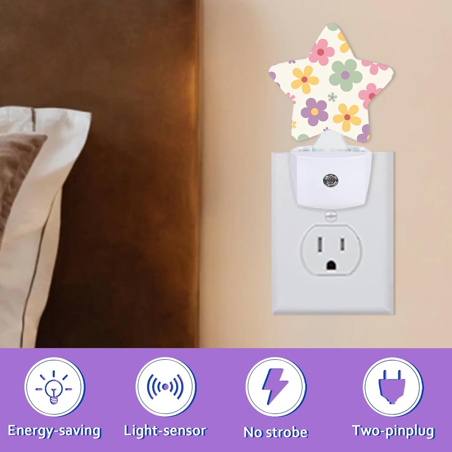 Luz Nocturna para Niños con Sensor Automático Bajo Consumo