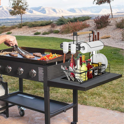 Organizador parrilla con soportes magnéticos herramientas