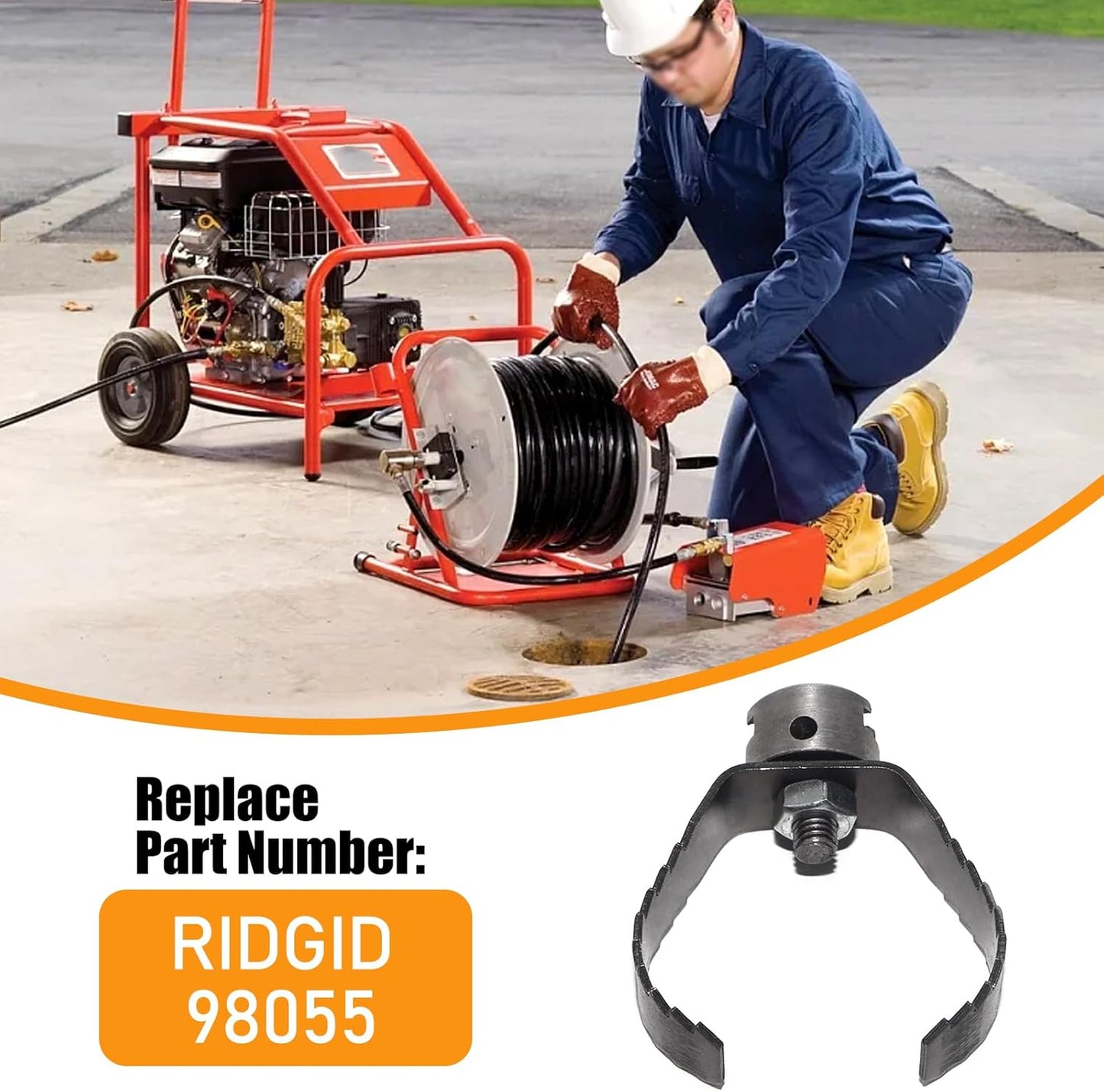 Repuesto cortador raíces T-150-1 3pulg para RIDGID K-60-SE
