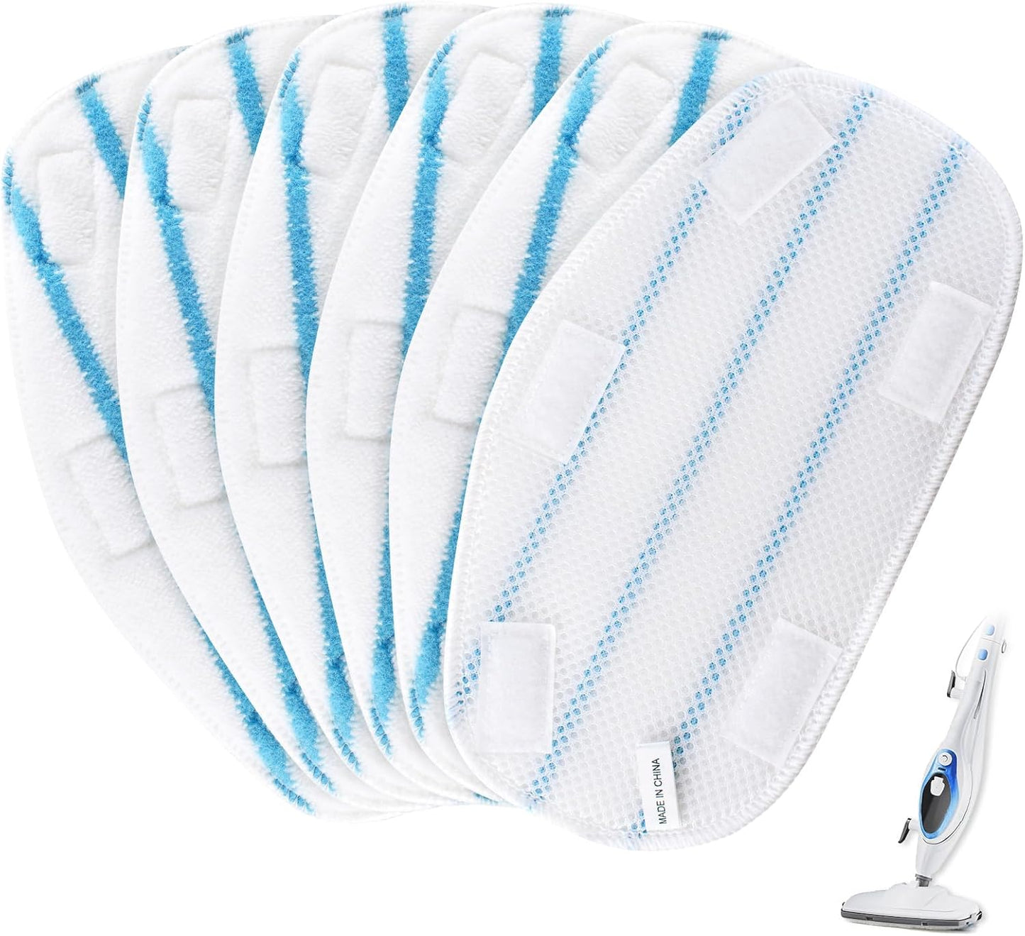 6 Pzas Almohadillas Microfibra PurSteam ThermaPro Lavables