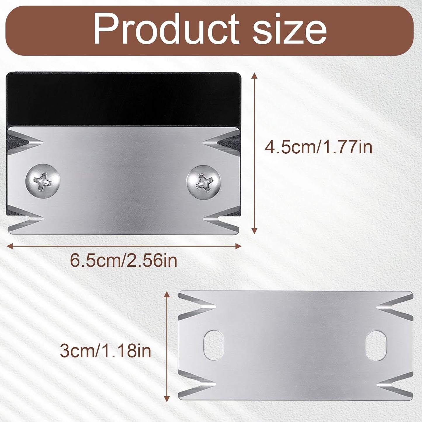 Cortadora bordes carpintería cuchilla raspadora acero inox