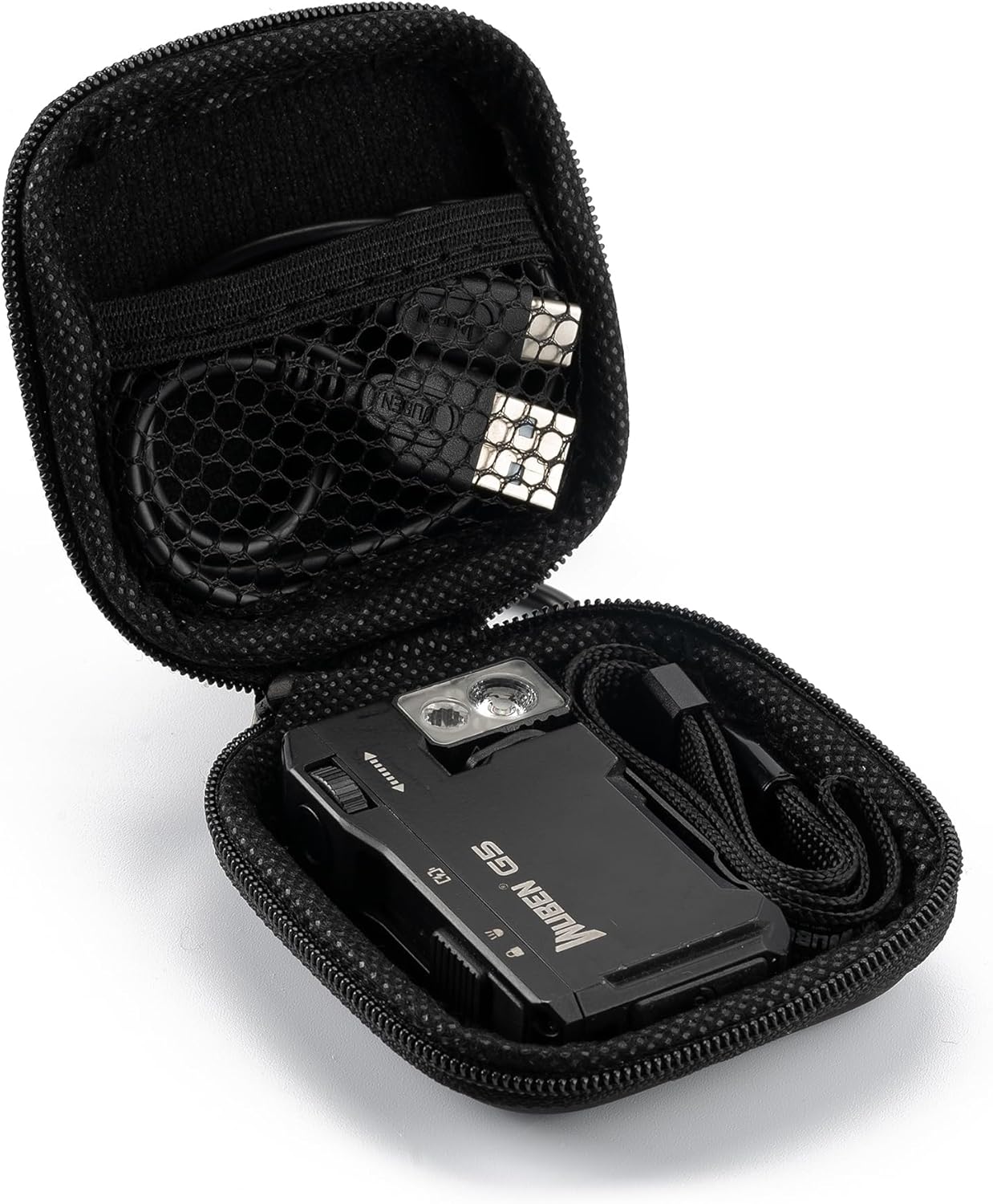 Funda linterna G5 mini bolsa EDC portátil con clip mosquetón