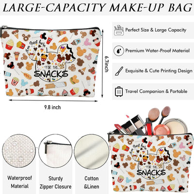 Bolsa maquillaje animal colorida