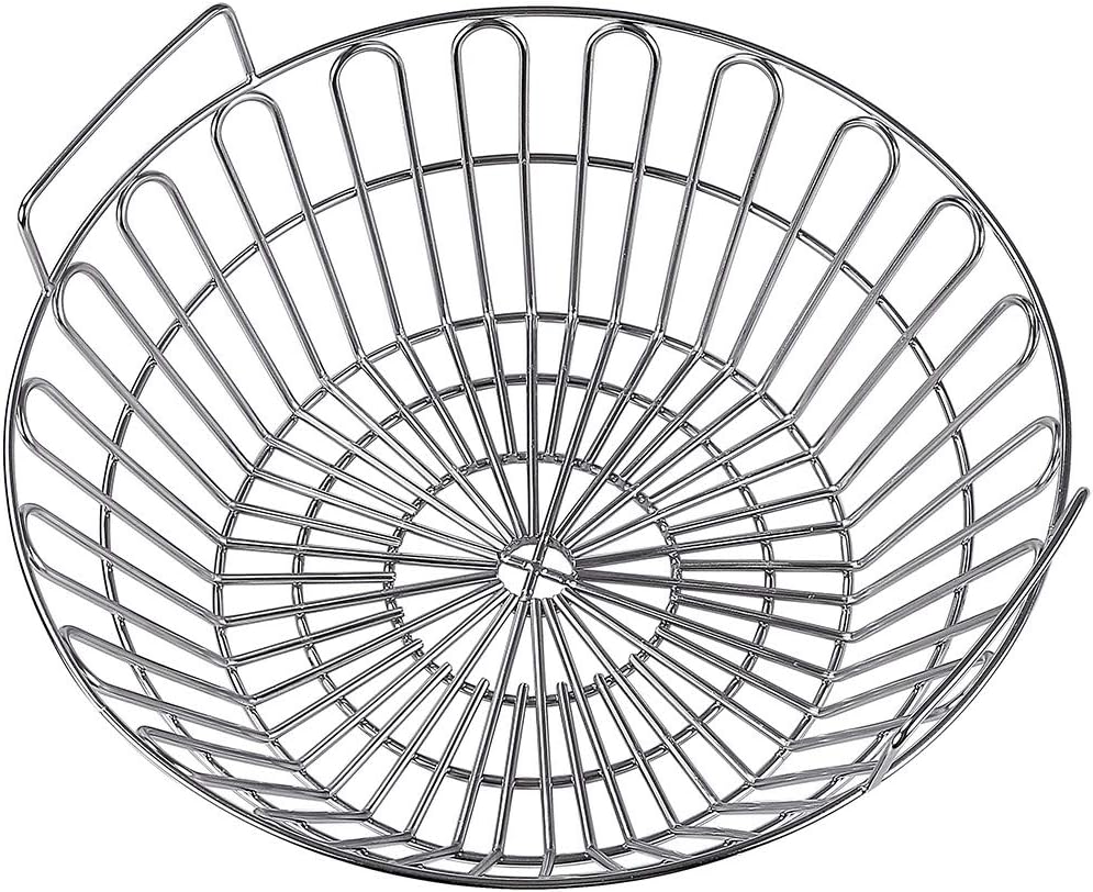 Cesta carbón acero inox 14pulg para cenizas parrilla