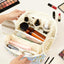 Bolsas maquillaje acolchadas grandes personalizadas Amarillo Azul