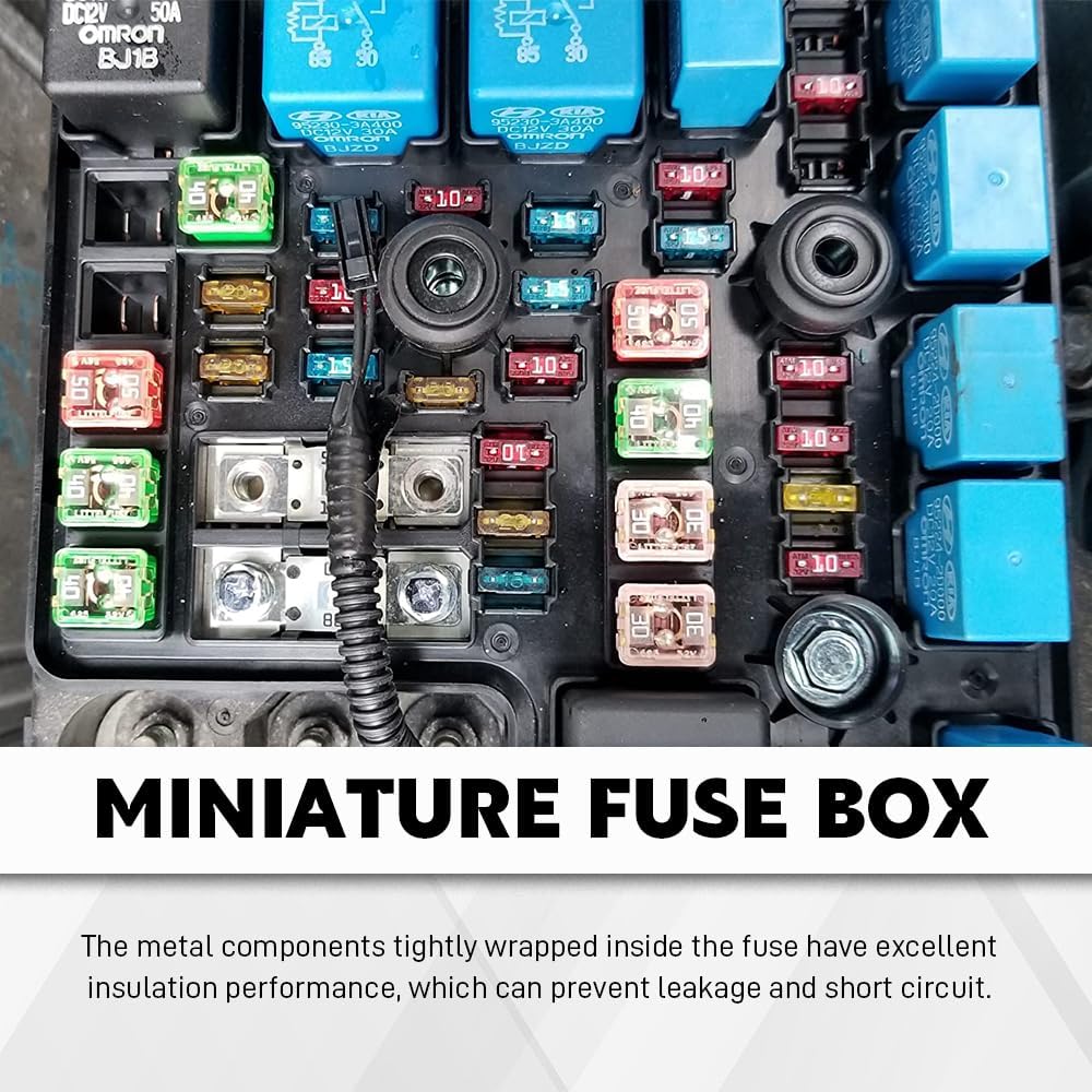 10 Fusibles Microcartucho 30A Kit Automotriz Surtido