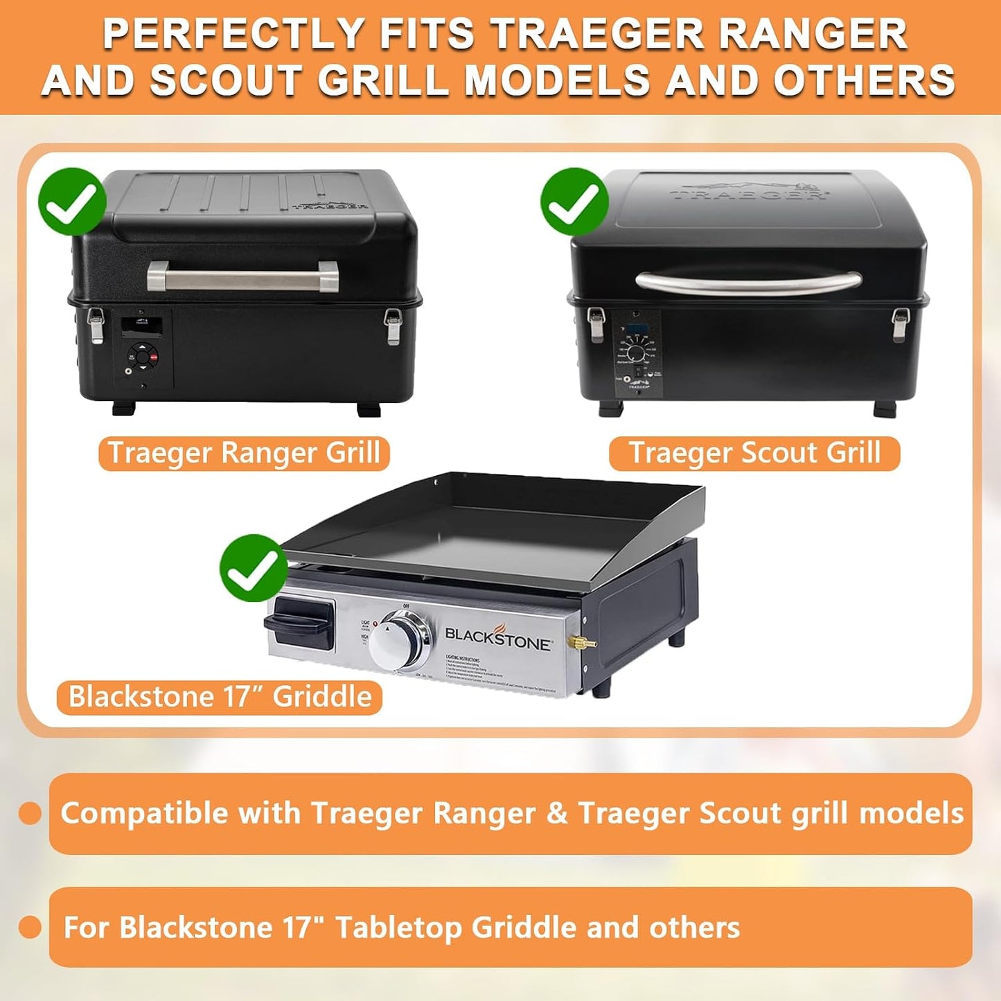 Cubierta parrilla portátil Ranger 17pulg impermeable
