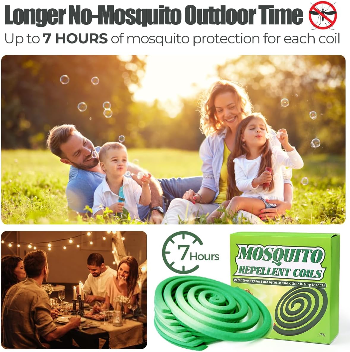 20 Pzas Bobinas Repelente Mosquitos Citronela 6 Horas