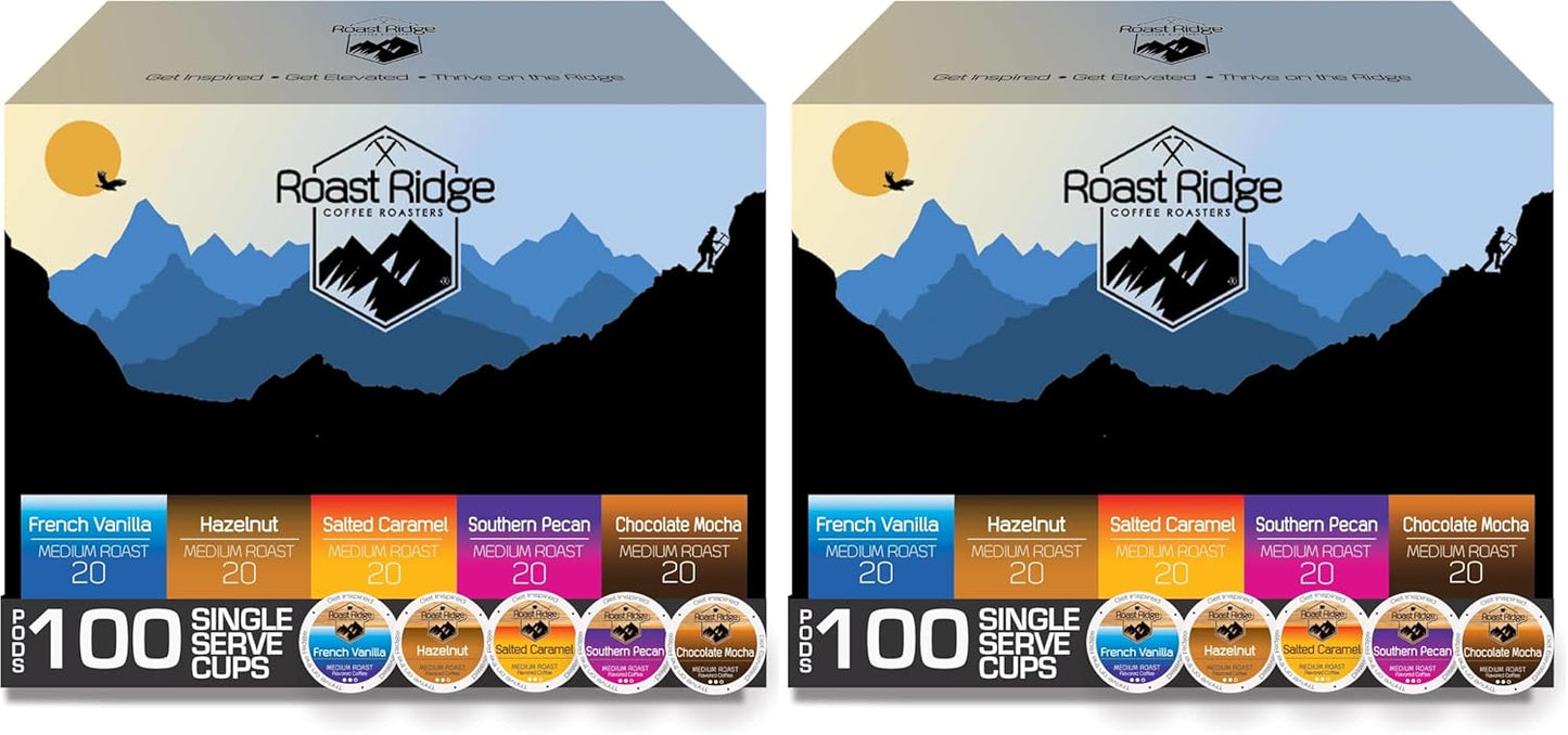 Pack 100 Cafeteras Keurig K-Cup Variedad 20uds