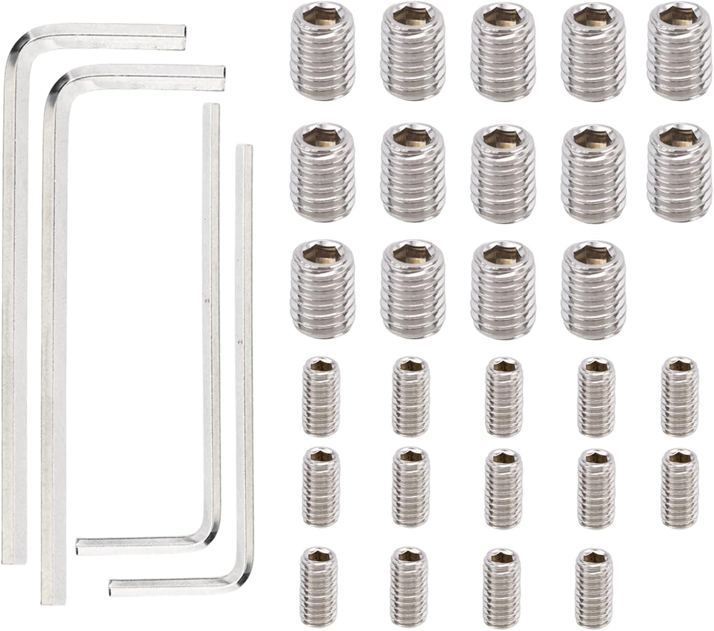 36 Pzas Tornillo Manija Puerta Refrigerador Plateado
