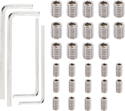 36 Pzas Tornillo Manija Puerta Refrigerador Plateado