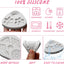 Moldes silicona decorativos para joyas y fondant barroco