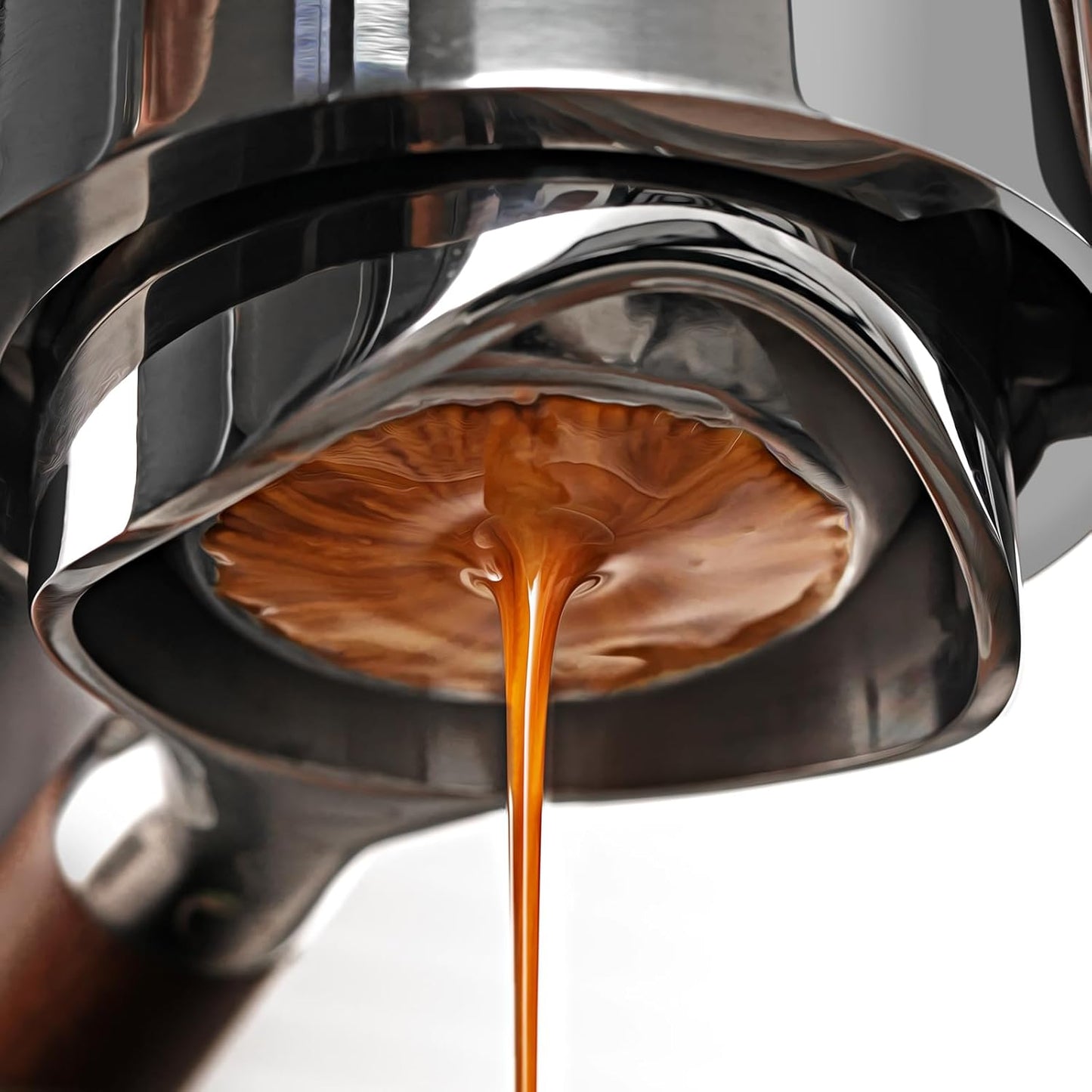 Cafetera Espresso Manual Doble Palanca 12 Bar Acero