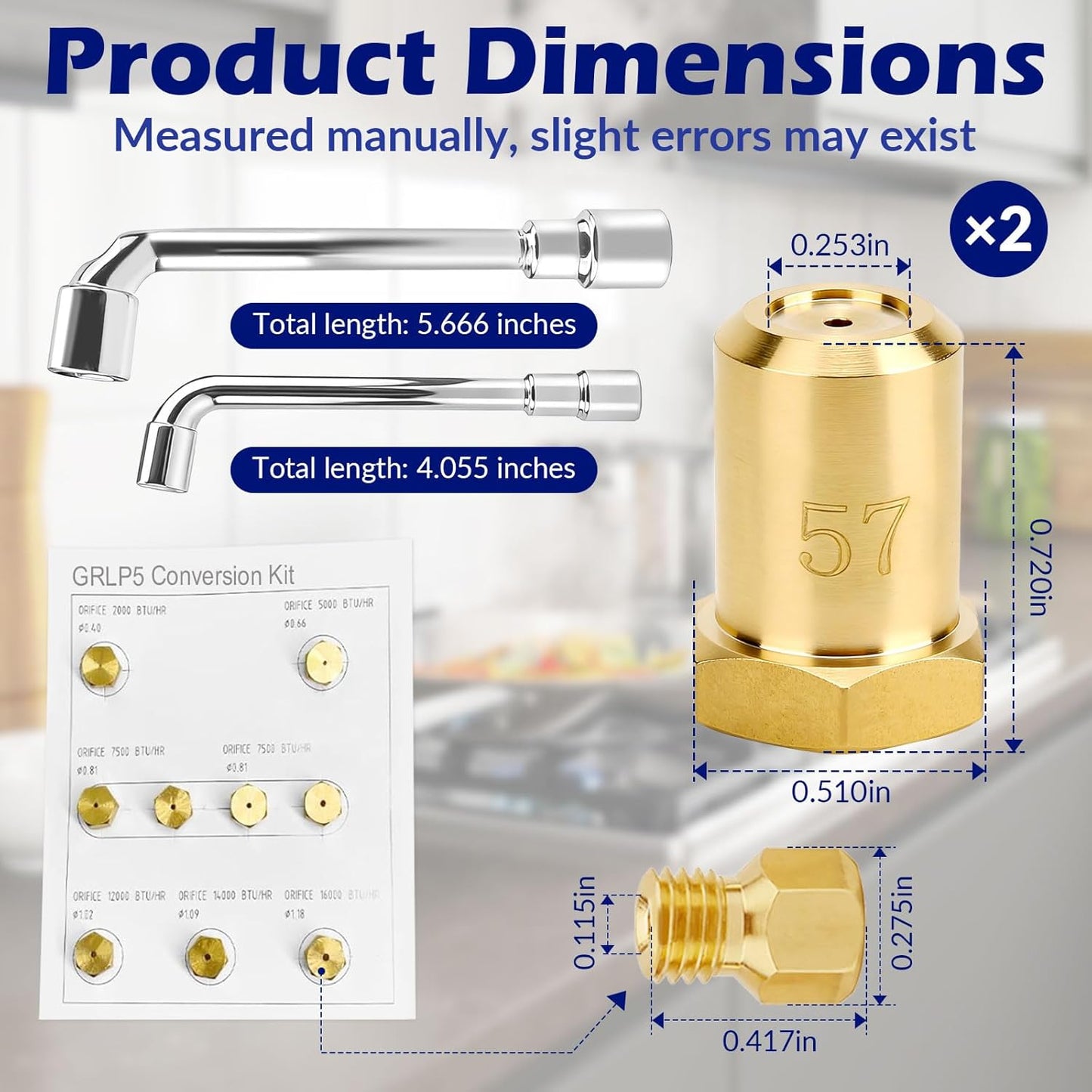 Kit conversión gas propano comp Frigidaire Electrolux LP4/5