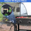 Adaptador 1/4pulg para parrilla Blackstone 17-22pulg set 2