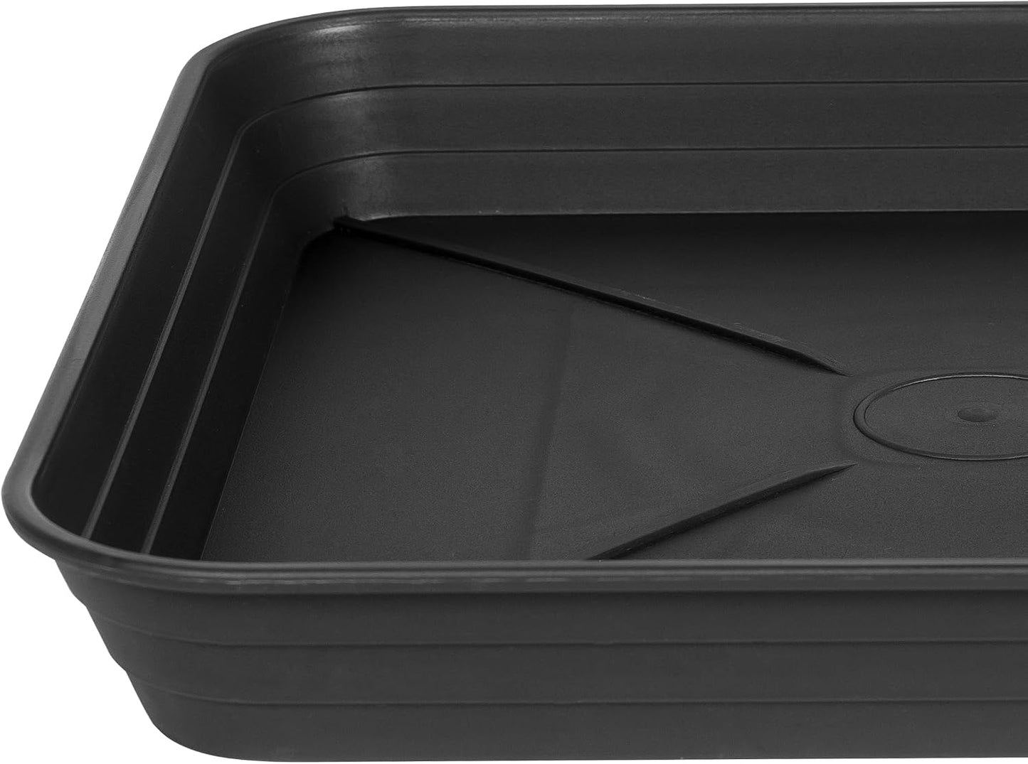 Bandeja cuadrada 6pulg plástico resistente para plantas 6 8 10