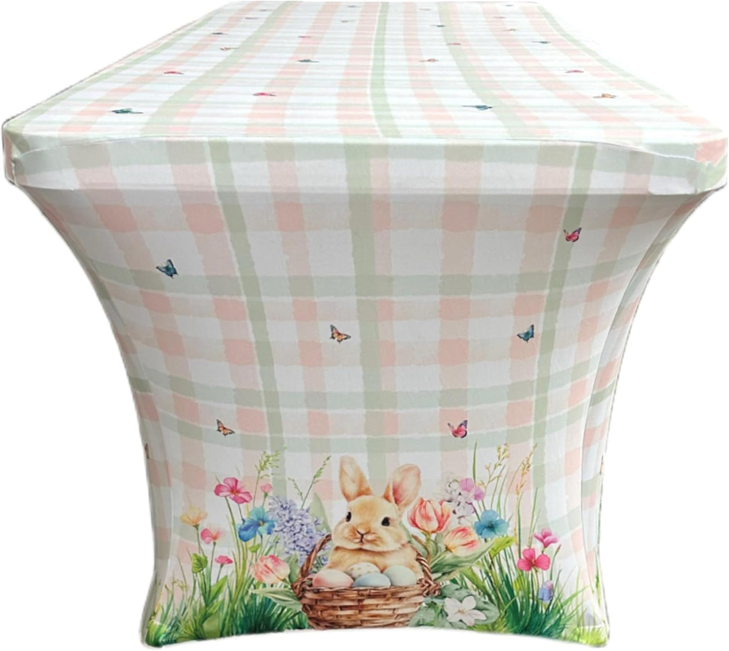 Mantel de elastano ajustable rectangular 6 pies para 4 de julio cumpleaños Navidad tema fútbol