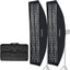 Caja rejilla panal 12x47pulg para flash estudio