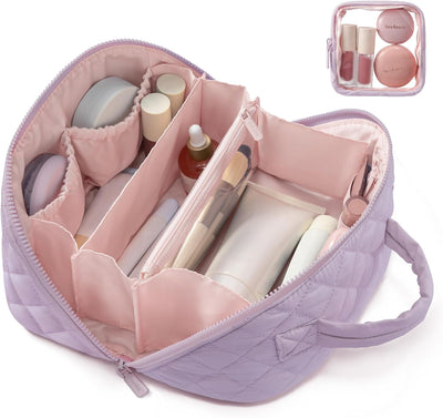 Bolsa maquillaje viaje 2 Pzas organizador cosméticos impermeable