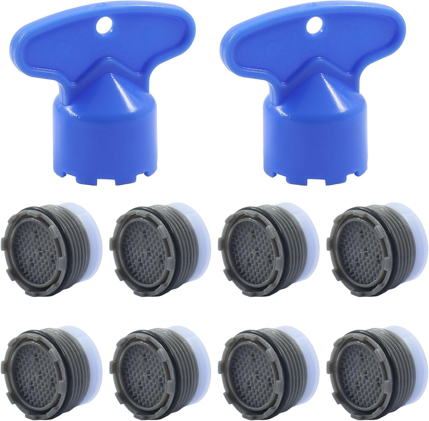 Aireador grifo 8uds limitador flujo 0.728pulg con llave