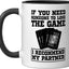 Taza Cerámica Euchre Partner Negro/Blanco