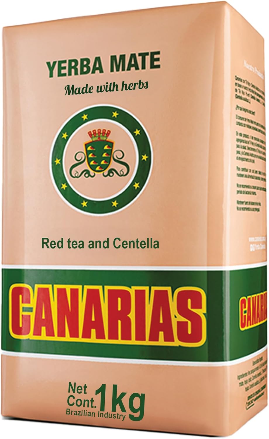 Yerba mate Canarias con té rojo Pu-erh y Gotu Kola 2.2 lb