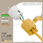 Enchufe L7-20R 20A 277V bloqueo giratorio grado industrial