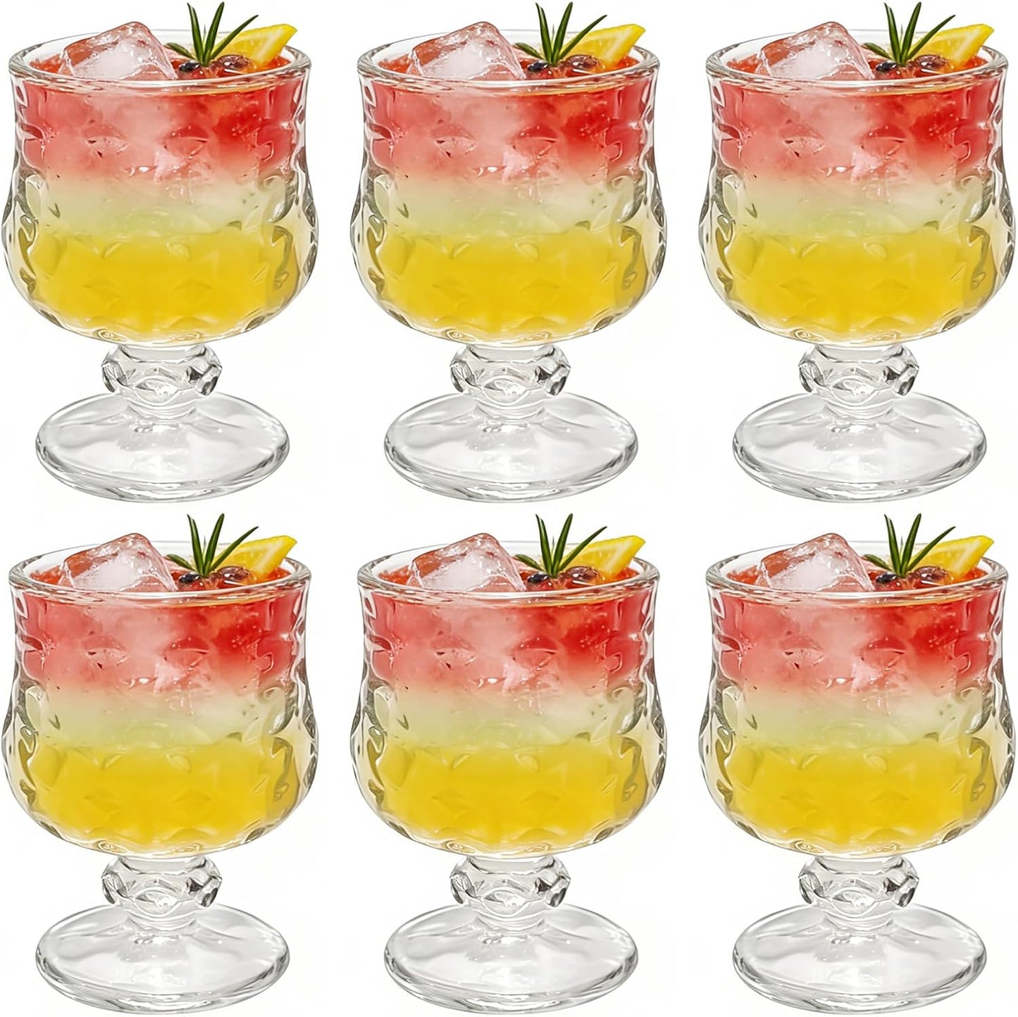 Juego de 6 vasos de chupito estilo clásico sin plomo