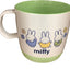 Taza café Miffy blanco base verde tres amigos