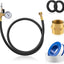 Adaptador purga aspersores 60pulg kit invierno RV con manómetro