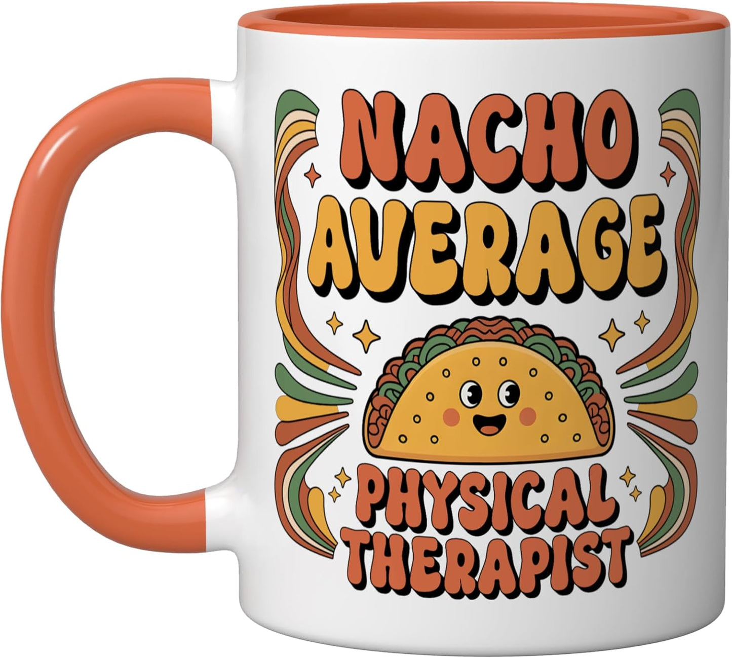 Taza Cerámica Fiesta Cinco De Mayo Naranja/Blanca