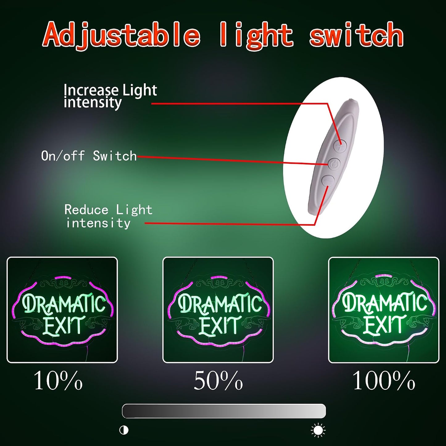 Letrero neón LED USB para bar dormitorio cueva hombre