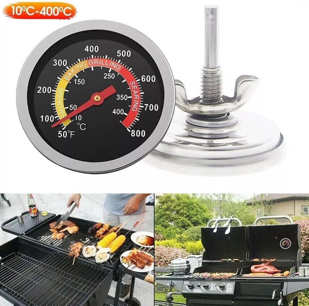 Termostato 2-3/8pulg para parrilla ahumado carne