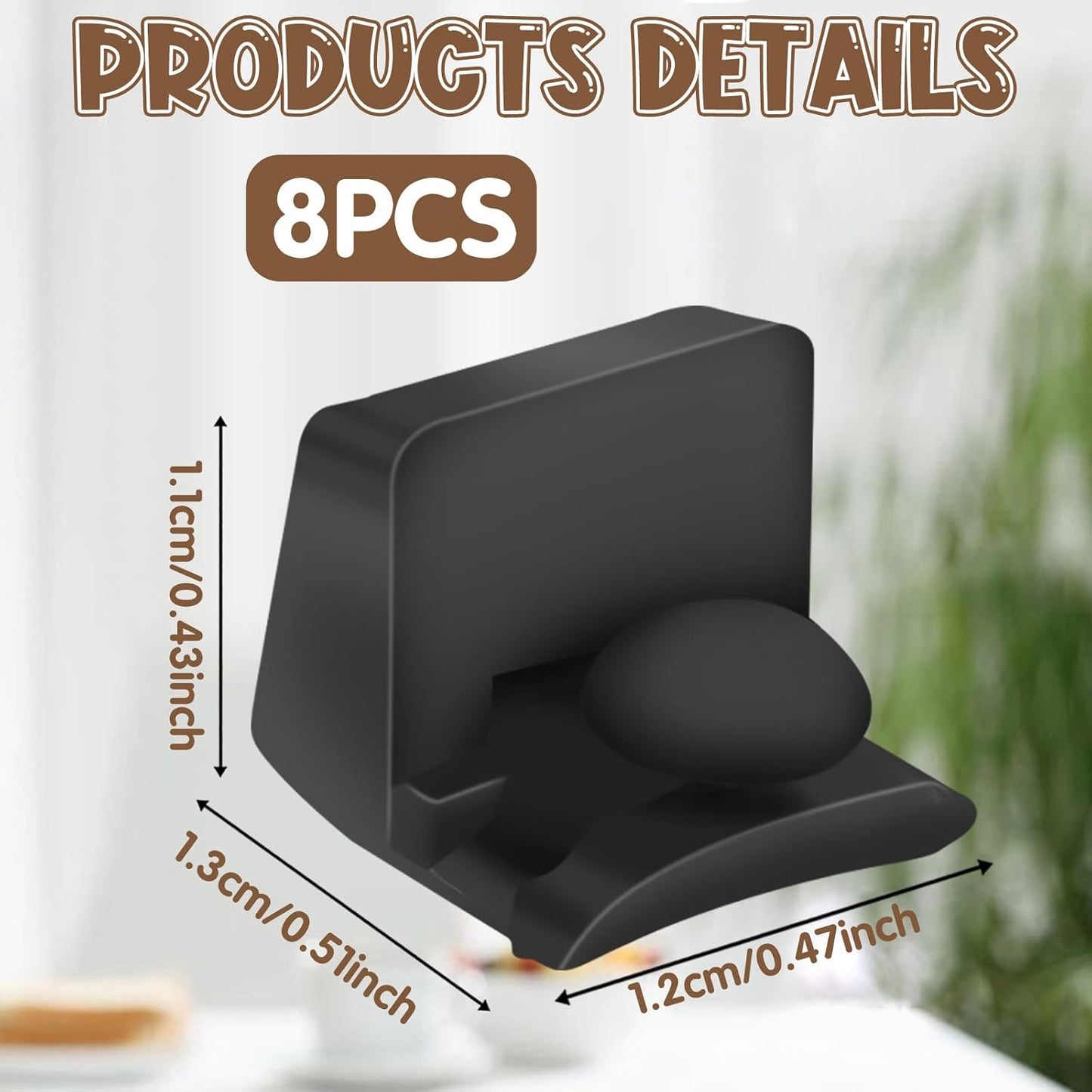 8 Pzas Parachoques Silicona para Freidora Air Fryer