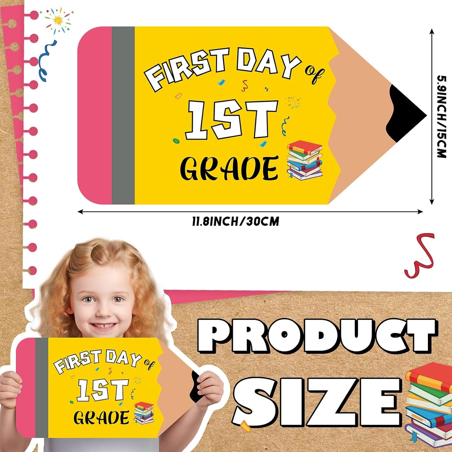 16 Carteles Escolares Doble Cara Reutilizables Niños Niñas